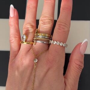 evry jewels ice ice baby ring size 6